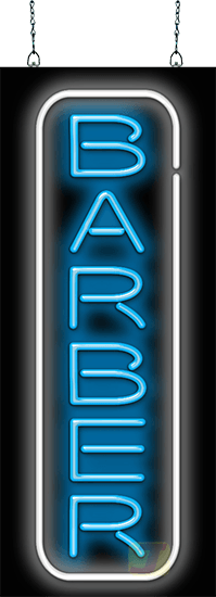 Barber Neon Sign Vertical
