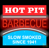Hot Pit Barbecue Neon Sign - Clearance