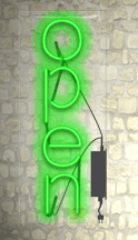Open Neon Sign