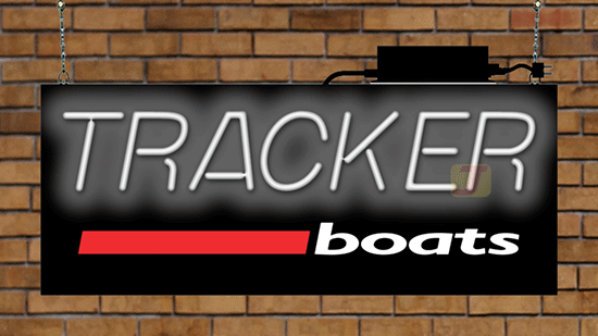Tracker Boats Neon Sign