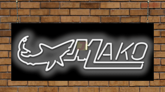 Mako Neon Sign
