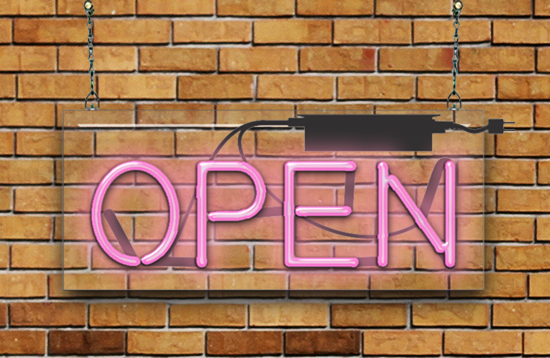 Crumbl Open Neon Sign