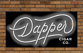 Dapper Cigar Co. Neon Sign