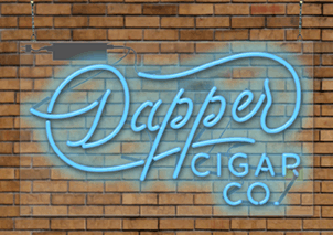 Dapper Cigar Co. Neon Sign