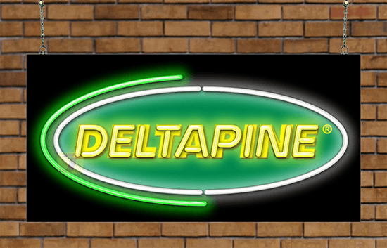 Deltapine Logo Neon Sign