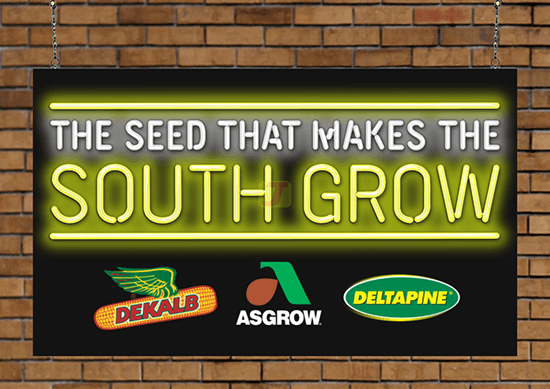 The Seed That Makes The South Grow Neon Sign