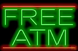 Free ATM Neon Sign