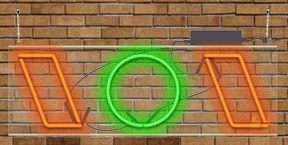 Skewed Rectangles & Circle Neon Sign