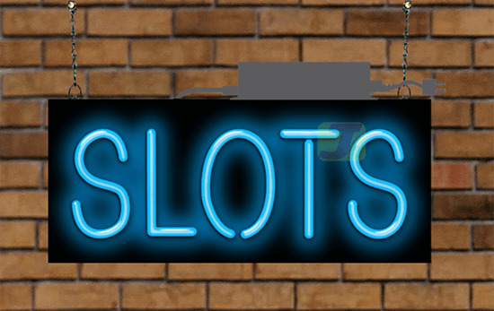 Slots Neon Sign