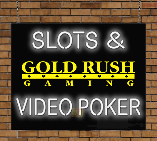 Gold Rush Gaming Neon Sign