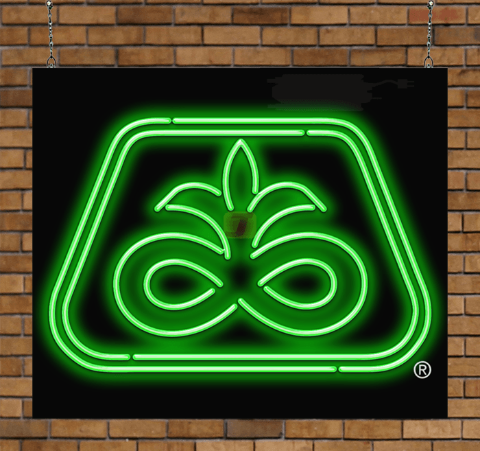 Pioneer Logo Neon Sign
