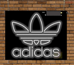 Adidas Neon Sign