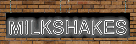 Milkshakes Neon Sign