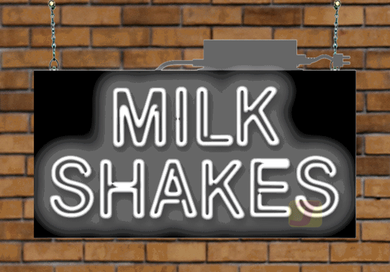 Milkshakes Neon Sign