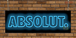 Absolut Neon Sign