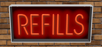 REFILLS Neon Sign
