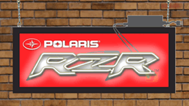 Polaris RZR Logo Neon Sign