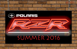 Polaris RZR Summer 2016 Neon Sign