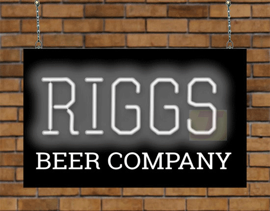 Riggs Neon Sign