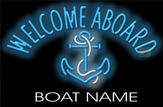 Welcome Aboard Neon Sign