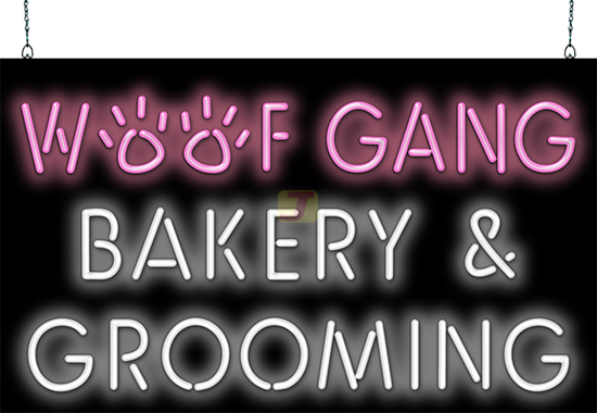 Woof Gang Bakery & Grooming Neon Sign