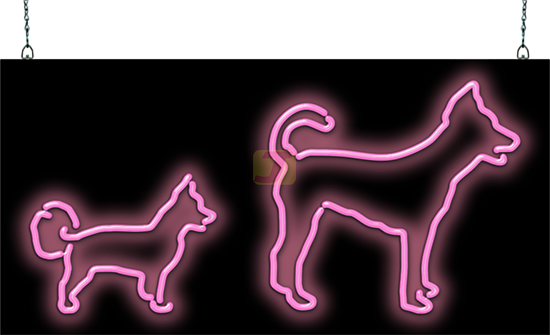 Dogs Neon Sign