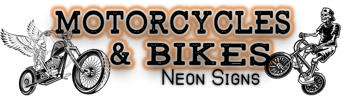 Bicycles & Motorcycle Neon Signs