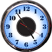 Blue Clock