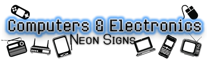 Computer & Electronics Neon Signs