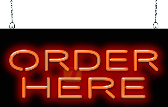 Order Here Neon Sign