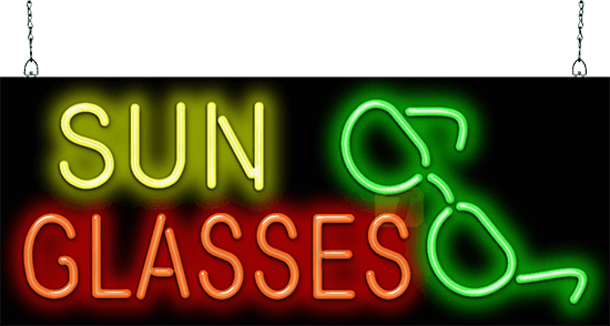 Sun Glasses Neon Sign