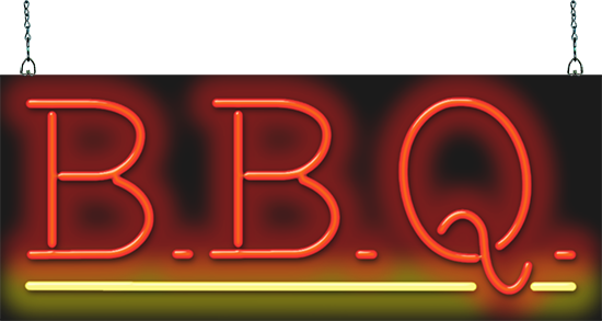 BBQ Neon Sign | FB-30-19 | Jantec Neon