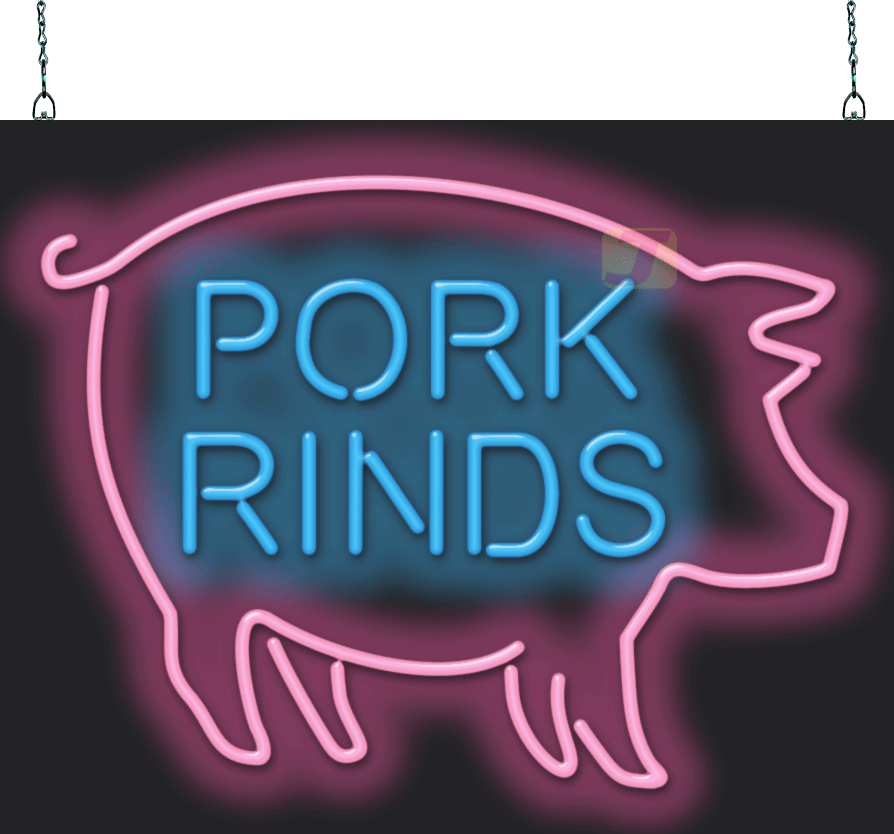 Pork Rinds Neon Sign