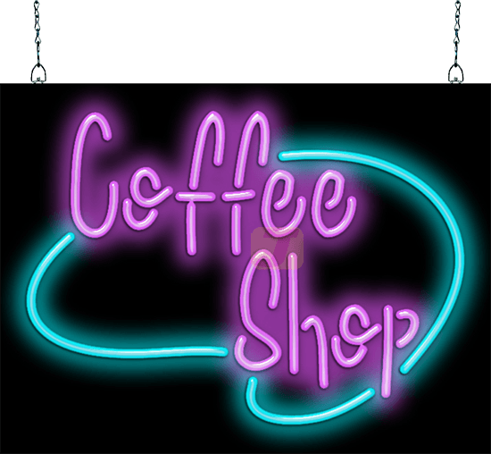 Coffee Shop Neon Sign