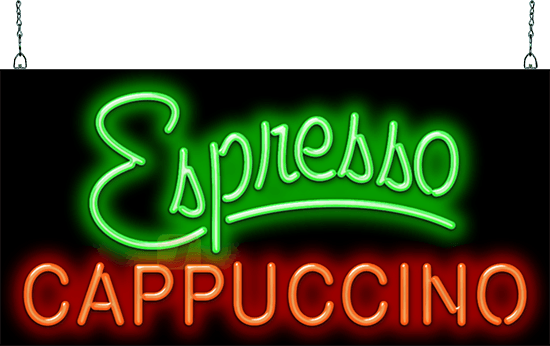 Espresso Cappuccino Neon Sign
