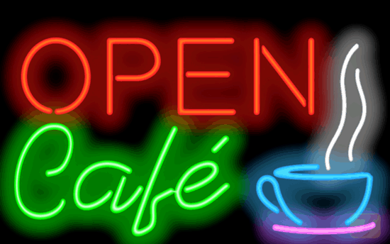 Open Cafe Neon Sign | FCZ-40-72 | Jantec Neon