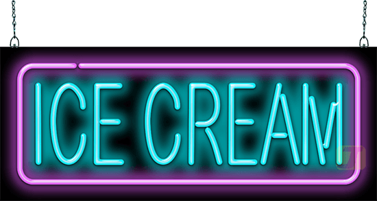 Ice Cream Neon Sign