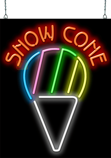 Snow Cone Neon Sign