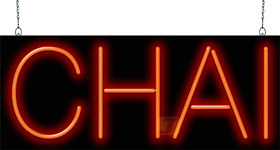 Chai Neon Sign