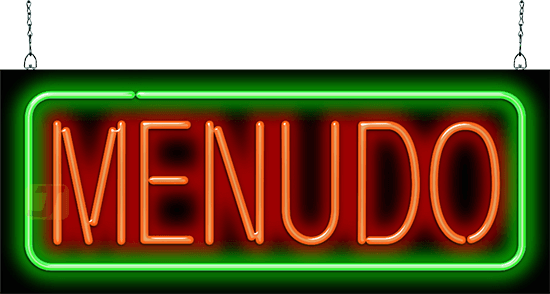 Menudo Neon Sign