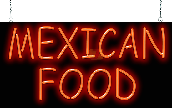 Mexican Food Neon Sign