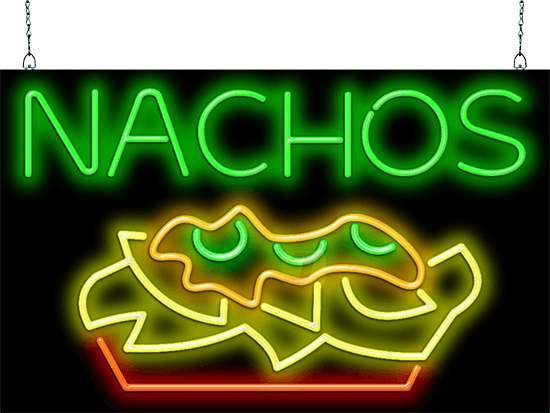 Nachos Neon Sign