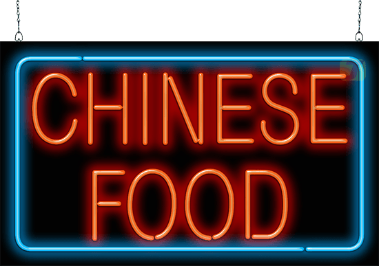 Chinese Food X-tra Large Neon Sign