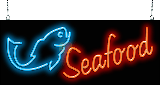 Seafood Neon Sign