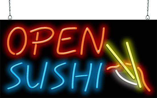 Sushi Open Neon Sign