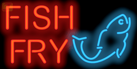 Fish Fry Neon Sign | FF-35-03 | Jantec Neon