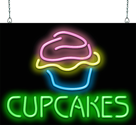 Cupcakes Neon Sign