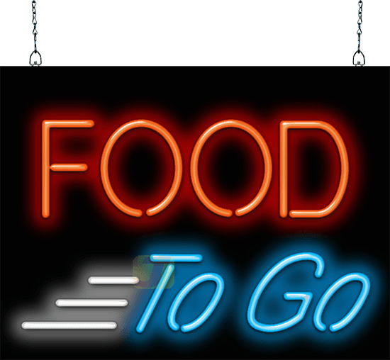 Food To Go Neon Sign