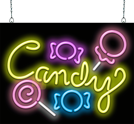 Candy Neon Sign