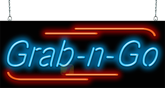 Grab-n-Go Neon Sign